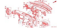 PANNEAU D'INSTRUMENT(LH) pour Honda CIVIC LXI 4 Portes 4 vitesses automatique 2000