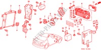 UNITE DE COMMANDE(CABINE)(RH) pour Honda CIVIC LXI 4 Portes 5 vitesses manuelles 2000