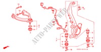 ARTICULATION(ATTS) pour Honda PRELUDE VTI-R 2 Portes 5 vitesses manuelles 1998