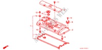 COUVERCLE DE CULASSE (DOHC VTEC) pour Honda PRELUDE VTI-R 2 Portes 4 vitesses automatique 1998