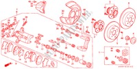 FREIN ARRIERE(DISQUE) pour Honda PRELUDE VTI-R 2 Portes 4 vitesses automatique 1998