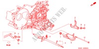 FOURCHETTE DE SELECTION/ARBRE DE COMMANDE pour Honda CIVIC EXI-H 4 Portes 4 vitesses automatique 2002