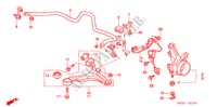 ARTICULATION pour Honda CIVIC 1.6 ES 4 Portes 5 vitesses manuelles 2005