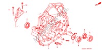 CARTER D'EMBRAYAGE pour Honda CIVIC 1.6 ES 4 Portes 5 vitesses manuelles 2005