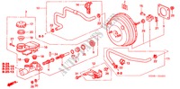 MAITRE CYLINDRE DE FREIN/ ALIMENTATION PRINCIPALE(LH) pour Honda CIVIC 1.6 ES 4 Portes 5 vitesses manuelles 2005