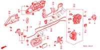 SERRURES PORTES ARRIERE/ POIGNEE EXTERNE pour Honda CIVIC VTI 5 Portes 4 vitesses automatique 2003