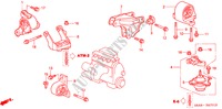 SUPPORTS DE MOTEUR(AT) pour Honda CIVIC VTI 5 Portes 4 vitesses automatique 2003