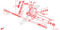 BOITE DE VITESSES P.S. COMPOSANTS(RH) pour Honda ACCORD 2.0VTI 4 Portes 4 vitesses automatique 2000