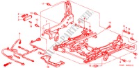 COMP. DE SIEGE AV. (D.)(3) pour Honda ACCORD 2.0VTI 4 Portes 4 vitesses automatique 2000