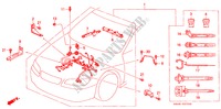 FAISCEAU DES FILS(L4) (LH) pour Honda ACCORD 2.3VTI 4 Portes 5 vitesses manuelles 2001