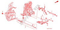 FOURCHETTE DE SELECTION(L4) pour Honda ACCORD EXI 4 Portes 4 vitesses automatique 2000