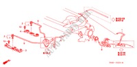 TUYAU D'INSTALLATION/TUBULURE(V6) (1) pour Honda ACCORD V6 4 Portes 4 vitesses automatique 2000