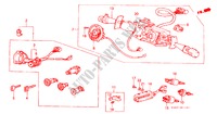 COMMUTATEUR(2) pour Honda ACCORD EX 3 Portes 3 vitesses automatique 1983