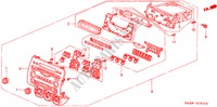 AUTORADIO(VISTEON) ( '04) pour Honda JAZZ 1.4LX 5 Portes 5 vitesses manuelles 2002