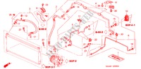 CLIMATISEUR (FLEXIBLES/TUYAUX) ('04 ) pour Honda JAZZ 1.4LX 5 Portes full automatique 2004