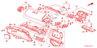 GARNITURE D'INSTRUMENT(COTE DE PASSAGER)(2) pour Honda JAZZ 1.3EX 5 Portes full automatique 2005
