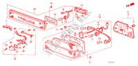 FEU ARRIERE/FEU D'IMMATRICULATION (PGM FI) pour Honda PRELUDE 2.0SI 2 Portes 4 vitesses automatique 1986