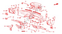 PANNEAU D'INSTRUMENT pour Honda PRELUDE EX 2 Portes 5 vitesses manuelles 1985