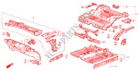 STRUCTURE DE CARROSSERIE(2) pour Honda CIVIC GL 4 Portes 5 vitesses manuelles 1986