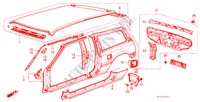 STRUCTURE DE CARROSSERIE(3)(2 PORTES) pour Honda CIVIC DX 1200 3 Portes 3 vitesses automatique 1984