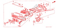 COMMANDE DE CHAUFFAGE pour Honda LEGEND EX 4 Portes 4 vitesses automatique 1989