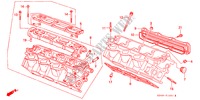 CULASSE(ARRIERE) pour Honda LEGEND 2.7I 4 Portes 4 vitesses automatique 1989
