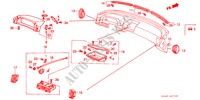 PANNEAU D'INSTRUMENT (LH) pour Honda LEGEND ZI 4 Portes 4 vitesses automatique 1989