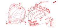 COLLECTEUR D'ECHAPPEMENT(L4) (1) pour Honda ACCORD VTIL 4 Portes 5 vitesses automatique 2005