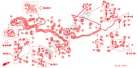 CONDUITES DE FREIN(TCS/VSA) (RH) pour Honda ACCORD 3.0 SIR 4 Portes 5 vitesses automatique 2003