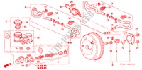 MAITRE CYLINDRE DE FREIN/ ALIMENTATION PRINCIPALE(RH) pour Honda ACCORD VTI 4 Portes 5 vitesses automatique 2006