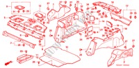 PLATEAU ARRIERE/GARNITURE LATERALE pour Honda ACCORD VTI 4 Portes 5 vitesses automatique 2006