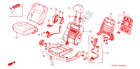 SIEGE AVANT(G.) (RH) pour Honda ACCORD 2.0 VTI 4 Portes 5 vitesses automatique 2003