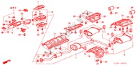 TUYAU D'ECHAPPEMENT(V6) pour Honda ACCORD 3.0 SIR 4 Portes 5 vitesses automatique 2006