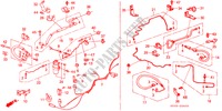 CLIMATISEUR (DURITES/TUYAUX) pour Honda ACCORD STD 3 Portes 4 vitesses automatique 1989