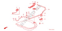 POMPE A CARBURANT(CARBURATEUR) pour Honda ACCORD STD 3 Portes 5 vitesses manuelles 1986