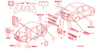 EMBLEMES/ETIQUETTES DE PRECAUTIONS pour Honda CITY ZX VTI-L 4 Portes 5 vitesses manuelles 2008