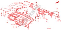PANNEAU D'INSTRUMENT(RH) pour Honda CITY ZX VTI-L 4 Portes 5 vitesses manuelles 2008