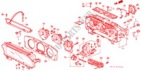 COMPTEUR COMBINE COMPOSANTS(1) pour Honda PRELUDE 4WS 2.0 SI 2 Portes 5 vitesses manuelles 1989