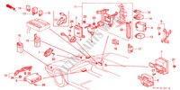 RELAIS/UNITE DE COMMANDE(1) pour Honda PRELUDE 4WS 2.0 SI 2 Portes 5 vitesses manuelles 1989
