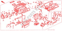 UNITE DE CHAUFFAGE(LH) pour Honda PRELUDE 4WS 2.0 SI 2 Portes 4 vitesses automatique 1988
