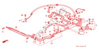 CANALISATIONS P.S.(2) pour Honda CIVIC GL 4 Portes 4 vitesses automatique 1988