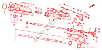COLONNE DE DIRECTION(3) pour Honda CIVIC DX 1200 4 Portes 5 vitesses manuelles 1991