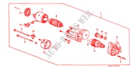 DEMARREUR(ND) (1) pour Honda CIVIC GL 4 Portes 5 vitesses manuelles 1991