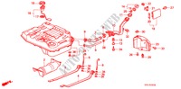 RESERVOIR A CARBURANT pour Honda CIVIC SHUTTLE GL 5 Portes 4 vitesses automatique 1989