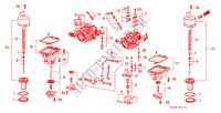 CARBURATEUR(COMPOSANTS) pour Honda CONCERTO EX 4 Portes 5 vitesses manuelles 1991