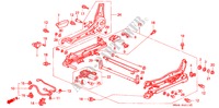 COMP. DE SIEGE AV.(4) pour Honda ACCORD EXI 4 Portes 4 vitesses automatique 1992