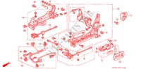 COMP. DE SIEGE AV.(4) pour Honda LEGEND LEGEND 4 Portes 4 vitesses automatique 1995