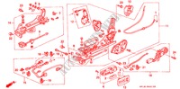 COMP. DE SIEGE AV.(4) pour Honda LEGEND COUPE LEGEND 2 Portes 4 vitesses automatique 1993