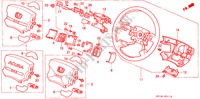 VOLANT DE DIRECTION(SRS) pour Honda LEGEND COUPE LEGEND 2 Portes 4 vitesses automatique 1992