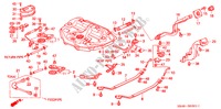 RESERVOIR A CARBURANT(2) pour Honda CIVIC VTI 4 Portes 5 vitesses manuelles 1995